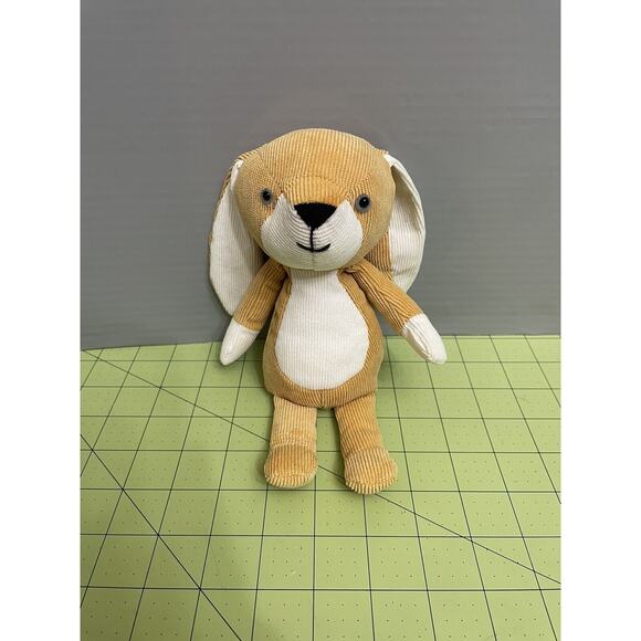 Manhattan Toy Co Folksy Forrester Bunny Rabbit Corduroy Plush Stuffed Animal - Picture 1 of 9
